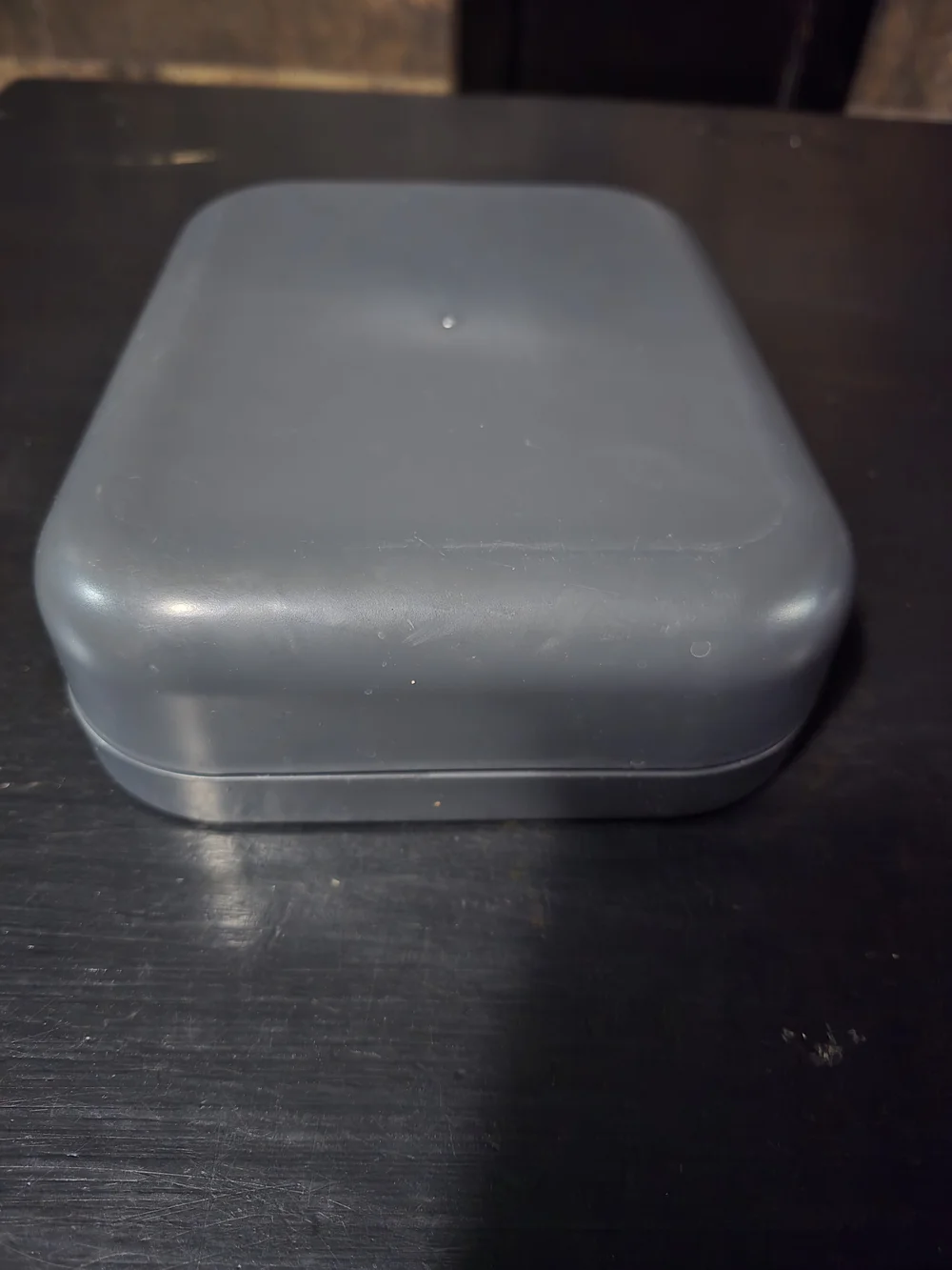 Gray Multi-Compartment Food Storage Lunch Box
